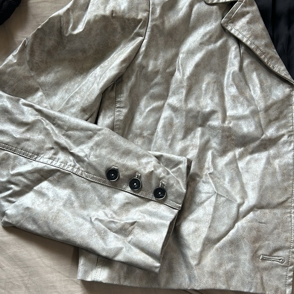 NWOT We the Free Vegan Leather Blazer Jacket - Picture 4 of 6